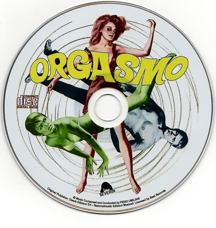 Orgasmo - Paranoia (Official Giallo Movie Soundtrack) Severin Re-Release cover